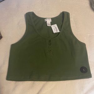 Full tilt olive crap tank with buttons